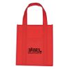 Matte Laminated Non-woven Shopper Tote Bag - Red