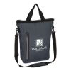 Water-resistant Sleek Bag - Slate with Gray Zippers