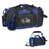 Deluxe Sports Duffel Bag - Royal Blue with Black Trim