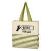 Dash Jute Tote Bag - Light Green