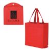 Non-woven Foldable Shopper Tote Bag - Red