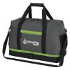 Tribeca Duffel Bag - Gray with Lime Green