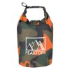 Camo Waterproof Dry Bag - Camo with Orange