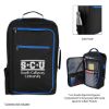 Tacoma Laptop Backpack & Briefcase - Charcoal with Royal Blue Trim