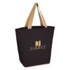 Marketplace Jute Tote Bag - Black