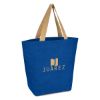 Marketplace Jute Tote Bag - Royal Blue