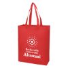 Matte Laminated Non-woven Shopper Tote Bag - Red