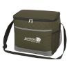 Carter Quilted Cooler Bag - Green with Gray Accent