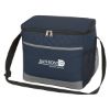 Carter Quilted Cooler Bag - Navy with Gray Accent