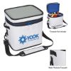 Himalayan Performance Cooler Bag - White with Blue Lining and Zipper