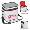 Himalayan Performance Cooler Bag - White with Red Lining and Zipper