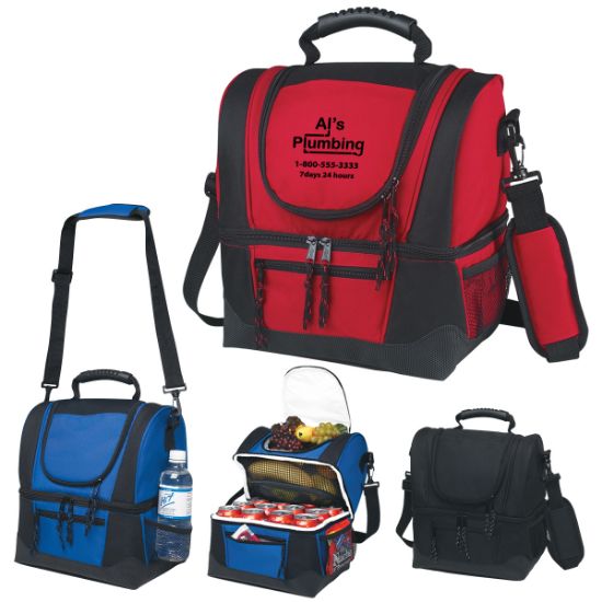 Dual Compartment Cooler Bag