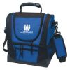 Dual Compartment Cooler Bag - Royal Blue with Black Trim