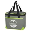 Bolt Cooler Bag - Gray with Lime Green