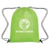 Drawstring Cooler Sports Pack - Lime Green