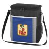 Café Cooler Bag - Black with Royal Blue Trim