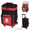 30 Can Rolling Cooler - Red