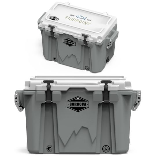 Cordova Coolers 28 Qt Basecamp Class Hard Cooler - Gray