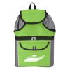 All-in-one Cooler Beach Backpack - Lime Green