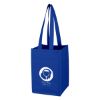 Non-woven 4 Bottle Wine Tote Bag - Royal Blue