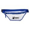 Clear Choice Fanny Pack - Clear with Royal Blue Trim