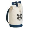 Schooner Cotton Canvas Tote Bag - Natural with Blue Trim