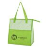 Matte Laminated Island Non-woven Cooler Bag - Lime Green