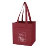 Non-woven 6 Bottle Wine Tote Bag - Burgundy