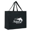 Heat Sealed Non-woven Grande Tote Bag - Black