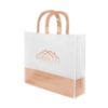 Flair Metallic Accent Non-woven Tote Bag - Rose Gold