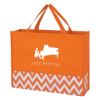 Zigzag Non-woven Tote Bag - Orange