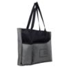 Delegate Heathered Tote Bag - Black with Gray