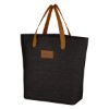 Heathered Tote Bag - Black