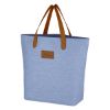 Heathered Tote Bag - Blue