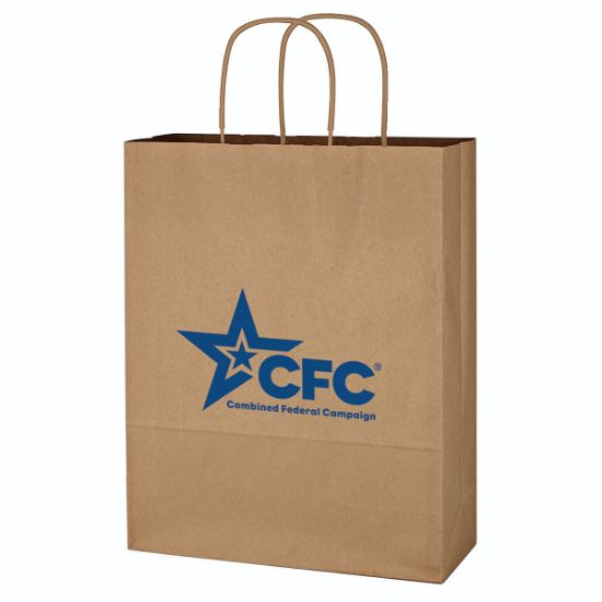 Kraft Paper Brown Shopping Bag