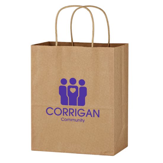 Kraft Paper Brown Shopping Bag