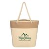 Burlap Rope Tote Bag 1