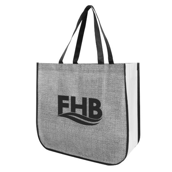 Hadley Heathered Non-woven Tote Bag