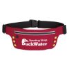 Running Belt With Safety Strip And Lights - Red