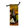 6 W X 15.5 H Wine Drawstring Bag