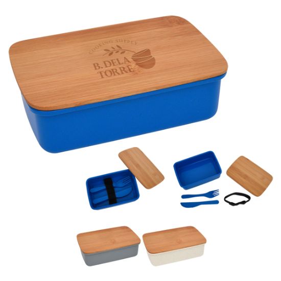 Harvest Lunch Set With Bamboo Lid