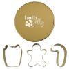 Holiday Cookie Cutter Set - Gold