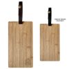 Bamboo Cutting Board With Leatherette Strap