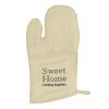 Quilted Cotton Canvas Oven Mitt - Natural