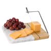 Marble And Bamboo Cheese Cutting Board With Slicer 2