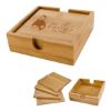 Bamboo Coaster Set