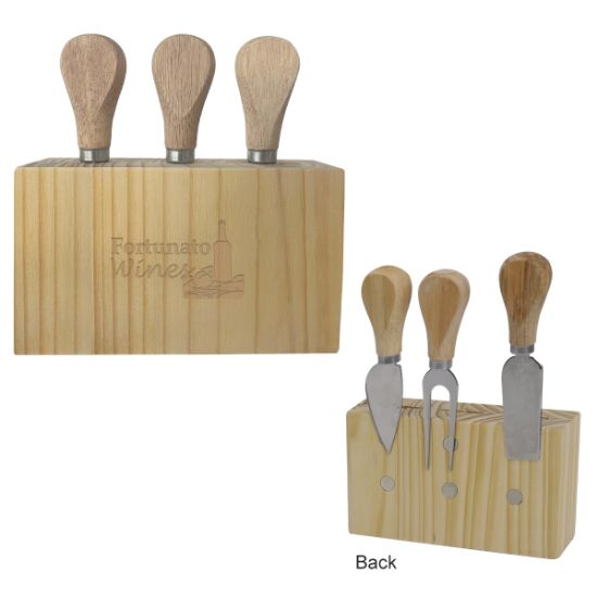 3-piece Cheese Cutlery Set