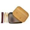 Sophisticate Stainless & Bamboo Bento Box