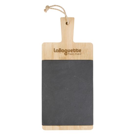 Bamboo & Slate Charcuterie Cutting Board