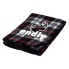 Fraser Fleece Blanket - Black or with Red